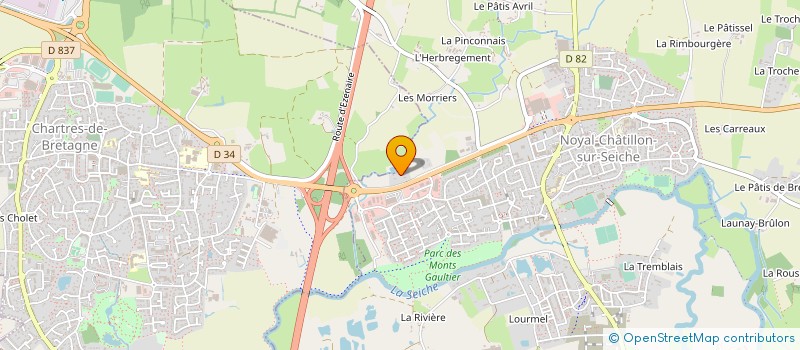 localisation de l'entreprise MONSIEUR MOUHAMMED GUIRASSY  NOYAL-CHATILLON-SUR-SEICHE