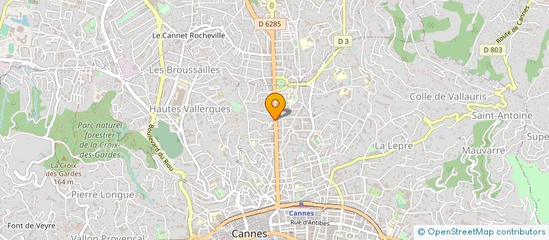 localisation de l'entreprise MONSIEUR MOUHARAM DAMAJ à CANNES