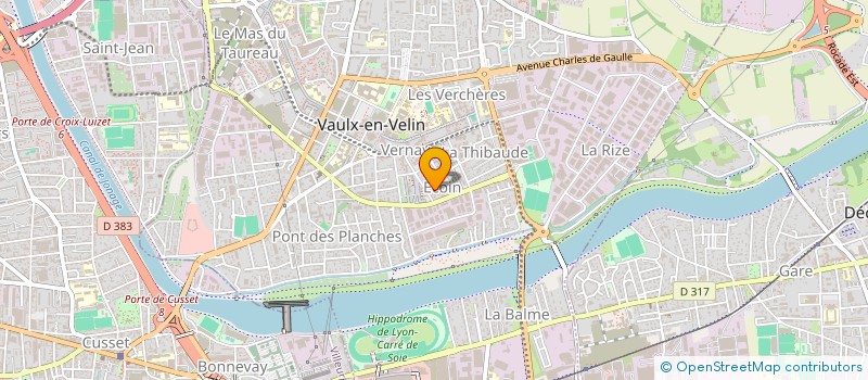 localisation de l'entreprise MONSIEUR MOUHATA KHELLAS  VAULX-EN-VELIN