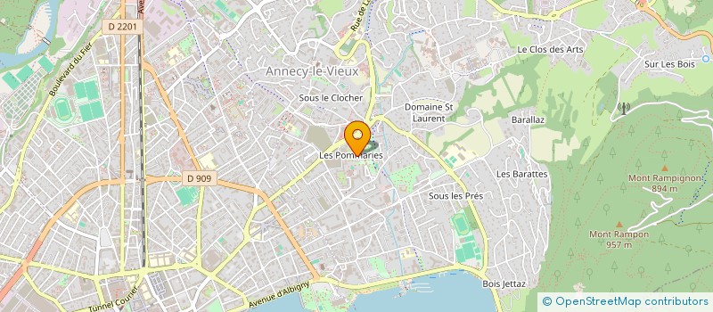 localisation de l'entreprise MONSIEUR MOUHCIN TOUMOUN à ANNECY