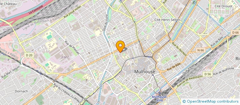 localisation de l'entreprise MONSIEUR MOUHCINE ADIL  MULHOUSE