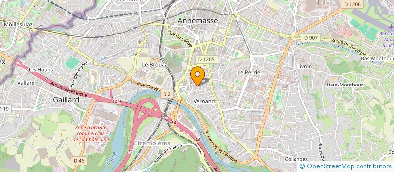 localisation de l'entreprise MONSIEUR MOUHCINE AISSAOUI  ANNEMASSE