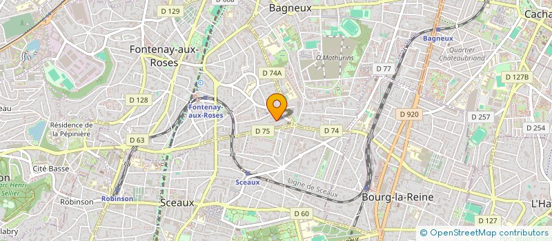 localisation de l'entreprise MONSIEUR MOUHCINE AZIZANE à FONTENAY-AUX-ROSES