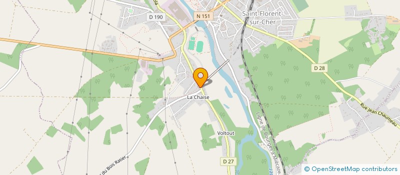 localisation de l'entreprise MONSIEUR MOUHCINE DAHBI  SAINT-FLORENT-SUR-CHER