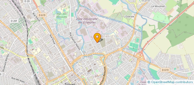 localisation de l'entreprise MONSIEUR MOUHCINE HAMMOUCHI  TROYES