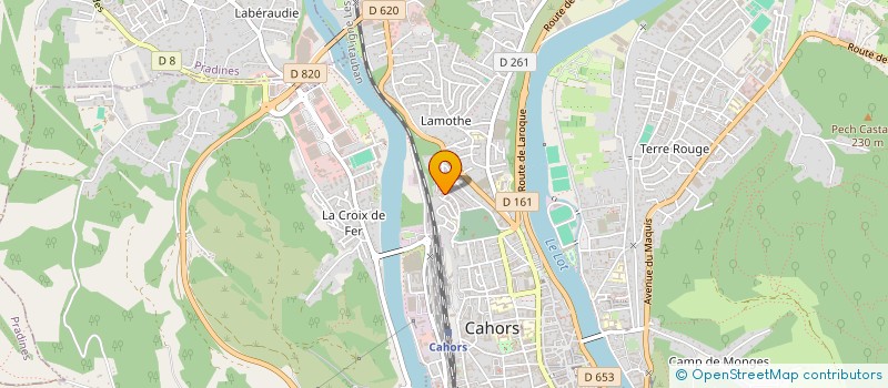 localisation de l'entreprise MONSIEUR MOUHCINE OUAZREF  CAHORS