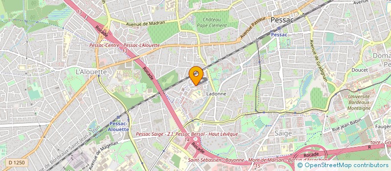 localisation de l'entreprise MONSIEUR MOUHCINE RAISS HAMMOUCH  PESSAC