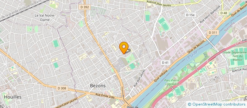 localisation de l'entreprise MONSIEUR MOUHCINE RAMDANI  BEZONS