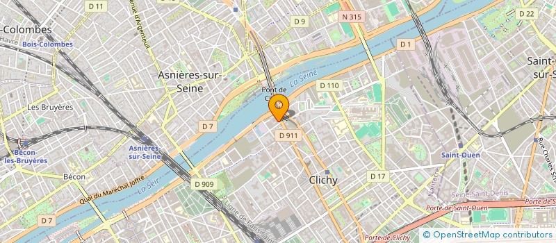 localisation de l'entreprise MONSIEUR MOUHEB CODA à CLICHY