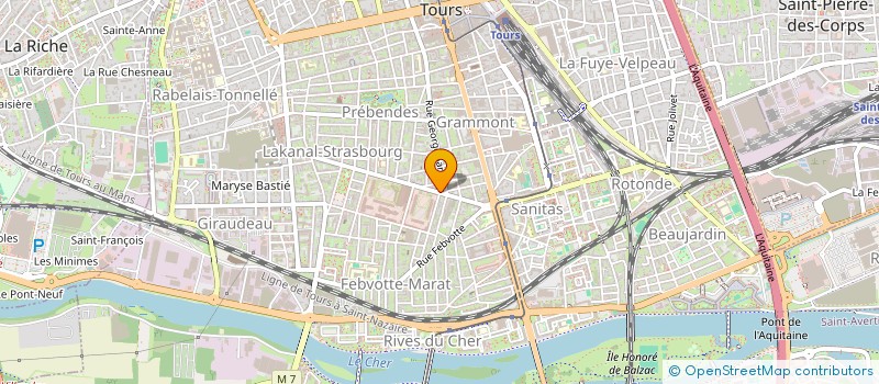 localisation de l'entreprise MONSIEUR MOUHEB JABOU  TOURS