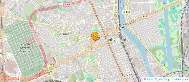 localisation de l'entreprise MONSIEUR MOUHEB KAOUECH  CHOISY-LE-ROI