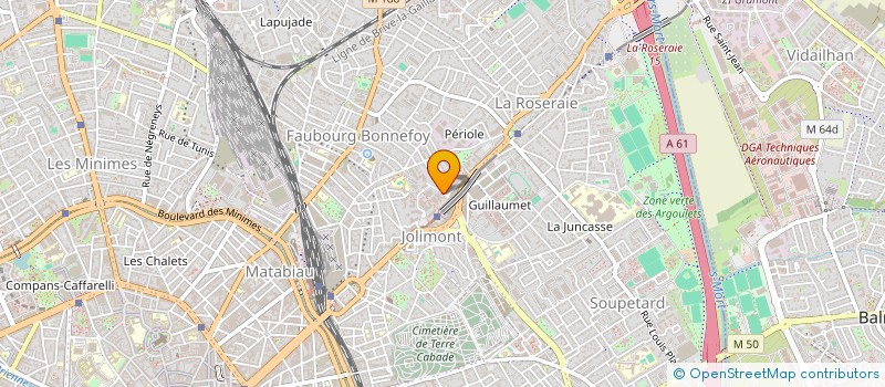 localisation de l'entreprise MONSIEUR MOUHEB RIAHI  TOULOUSE