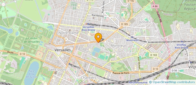 localisation de l'entreprise MONSIEUR MOUHIB EL AYOUDI à VERSAILLES