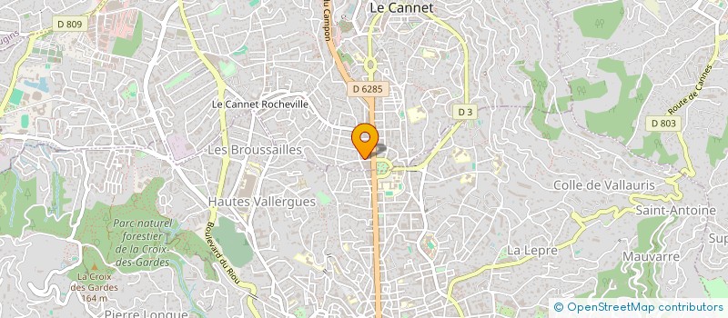 localisation de l'entreprise MONSIEUR MOUHIB TEMIME à LE CANNET