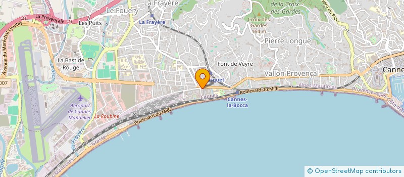 localisation de l'entreprise MONSIEUR MOUHIDINE EL MAJTNI  CANNES