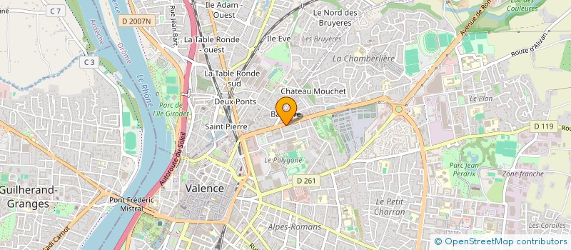 localisation de l'entreprise MONSIEUR MOUHIDINE IMANI  VALENCE
