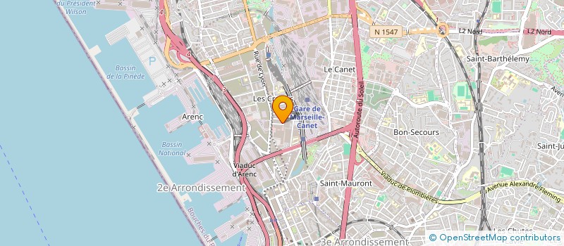 localisation de l'entreprise MONSIEUR MOUHJAHED BOUHOURA à MARSEILLE