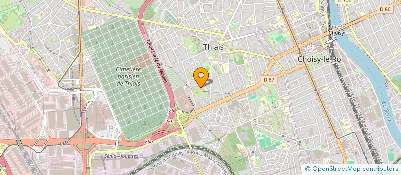 localisation de l'entreprise MONSIEUR MOUHOUB MADI  THIAIS