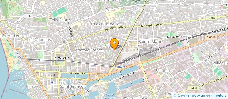 localisation de l'entreprise MONSIEUR MOUHOUCHE MECHERI à LE HAVRE