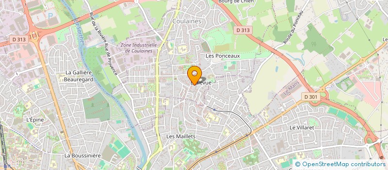 localisation de l'entreprise MONSIEUR MOUHSINE KARRA  COULAINES