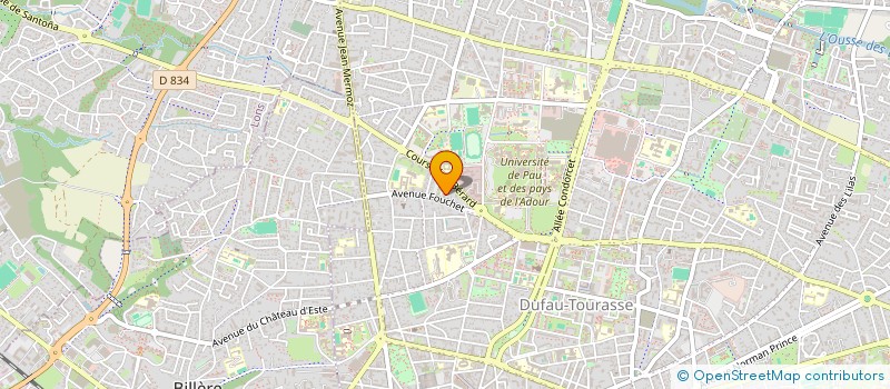 localisation de l'entreprise MONSIEUR MOUHSINE OUBAKADI SABOU à PAU