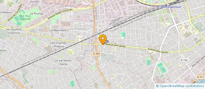 localisation de l'entreprise MONSIEUR MOUHSSEN GOUTTIF  ARGENTEUIL