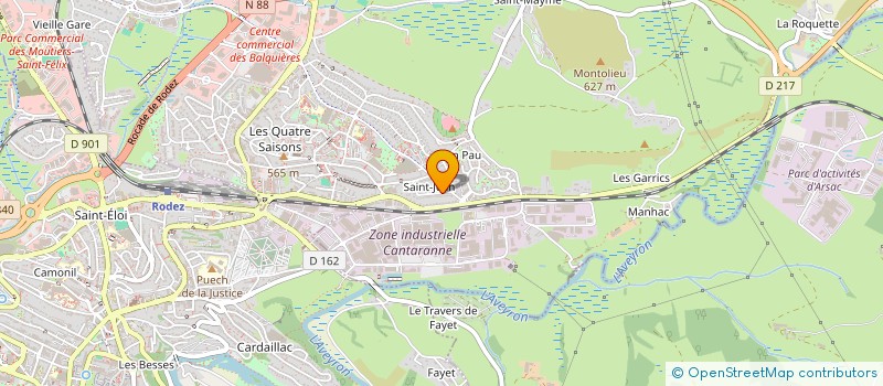 localisation de l'entreprise MONSIEUR MOUHSSIN BOUDAGIA  ONET-LE-CHATEAU