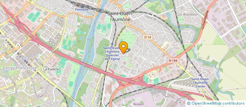 localisation de l'entreprise MONSIEUR MOUHSSINE ALLAOUI à SAINT-OUEN-L'AUMONE