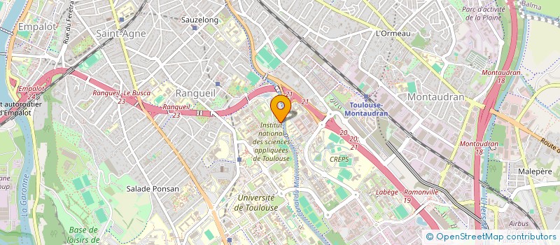 localisation de l'entreprise MONSIEUR MOUHSSINE BAIROUNE à TOULOUSE