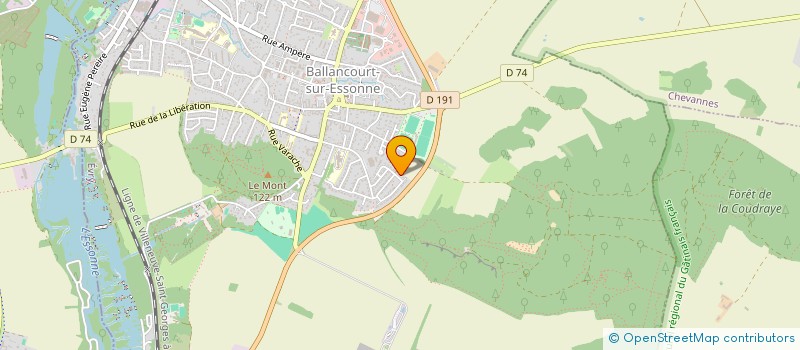 localisation de l'entreprise MONSIEUR MOUHSSINE BOUABDALLAH  BALLANCOURT-SUR-ESSONNE