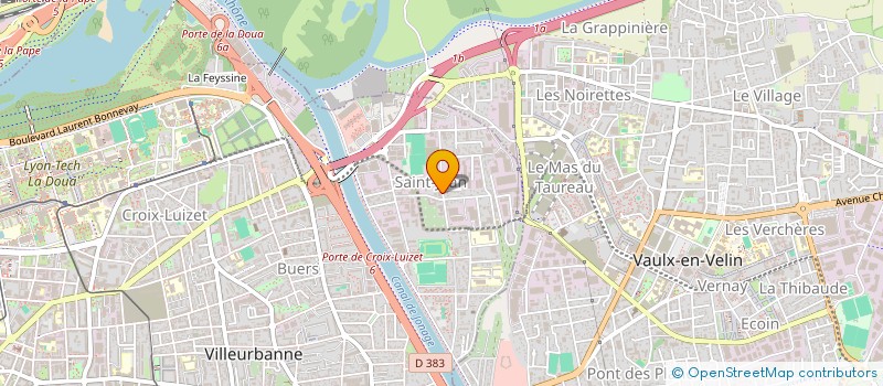 localisation de l'entreprise MONSIEUR MOUHSSINE DERFOUF  VILLEURBANNE