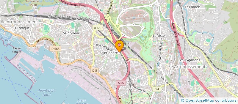 localisation de l'entreprise MONSIEUR MOUHSSINE LAMLI  MARSEILLE