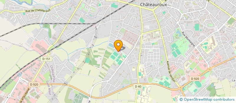 localisation de l'entreprise MONSIEUR MOUHTAR CHAMOUENI à CHATEAUROUX