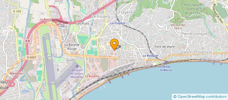 localisation de l'entreprise MONSIEUR MOUIN BEN NASR  CANNES