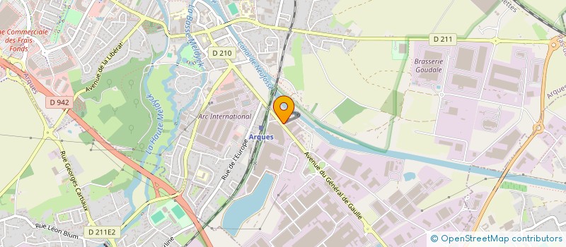 localisation de l'entreprise MONSIEUR MOUIS MARTIN  ARQUES