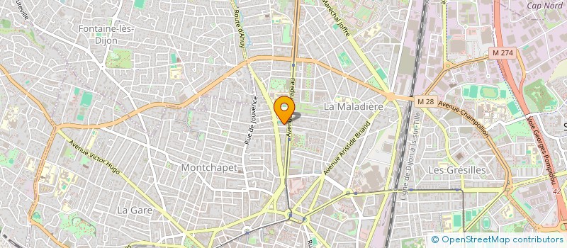 localisation de l'entreprise MONSIEUR MOUIZ KRIM MAIGA  DIJON