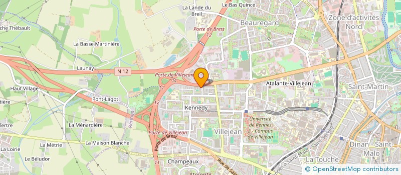 localisation de l'entreprise MONSIEUR MOUJAHED SOUIHLI  RENNES