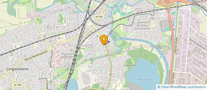 localisation de l'entreprise MONSIEUR MOUKHLISS SERRAR à STRASBOURG