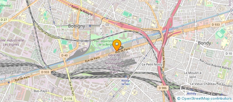 localisation de l'entreprise MONSIEUR MOUKOUTAR DRAME  BOBIGNY