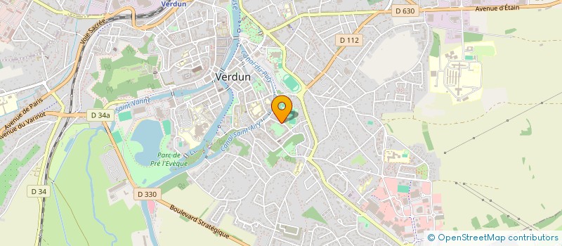 localisation de l'entreprise MONSIEUR MOUKRAMOUNE HAMADI OUSSENI à VERDUN