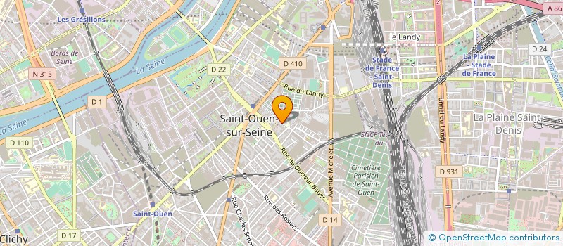 localisation de l'entreprise MONSIEUR MOUKREM LAJILI à SAINT-OUEN-SUR-SEINE