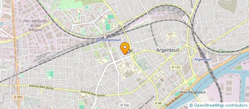 localisation de l'entreprise MONSIEUR MOULAY ABBAD  ARGENTEUIL