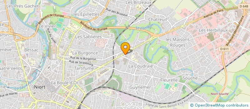 localisation de l'entreprise MONSIEUR MOULAY ABOULGHIT  NIORT