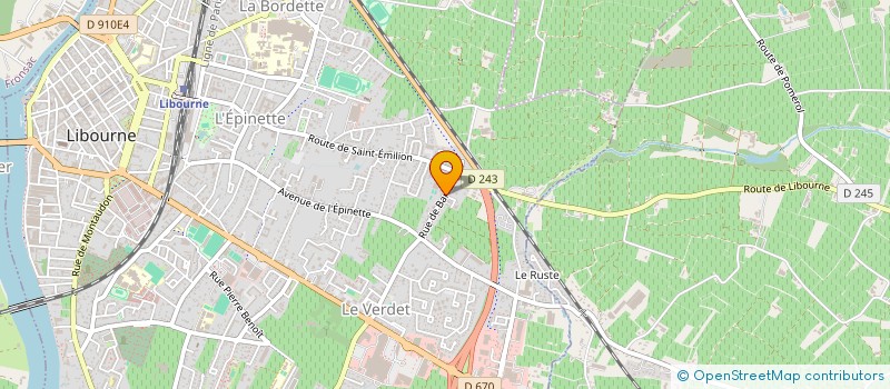 localisation de l'entreprise MONSIEUR MOULAY AGOUG  LIBOURNE