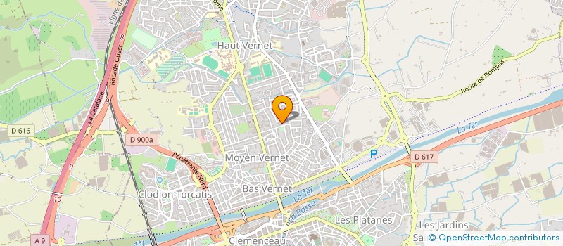 localisation de l'entreprise MONSIEUR MOULAY BELOUKA  PERPIGNAN