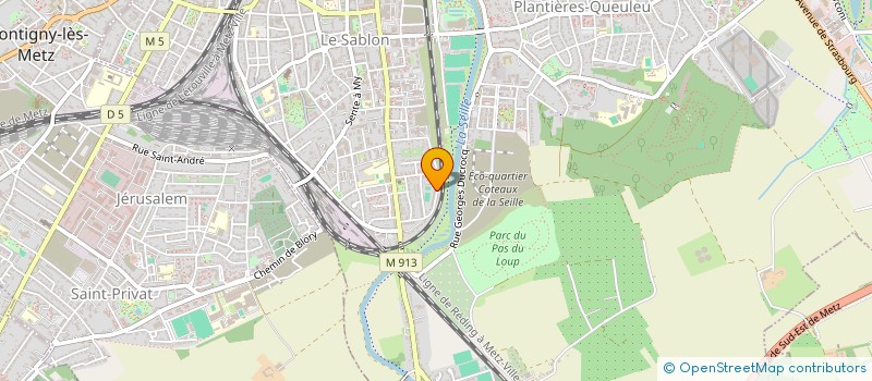 localisation de l'entreprise MONSIEUR MOULAY BENSASSI  METZ