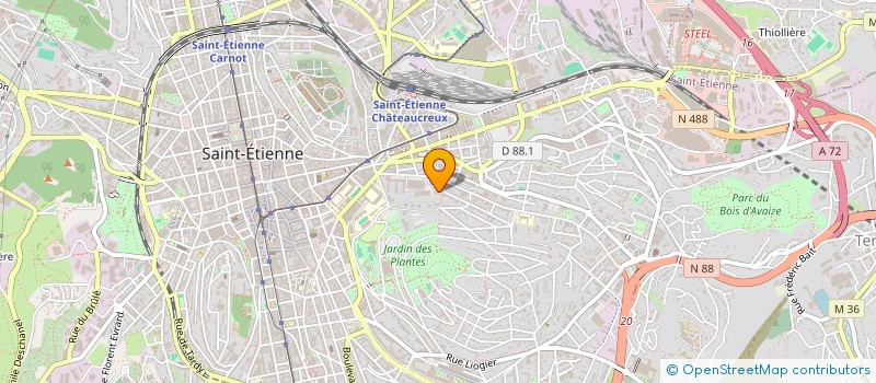 localisation de l'entreprise MONSIEUR MOULAY DRIGHIL  SAINT-ETIENNE