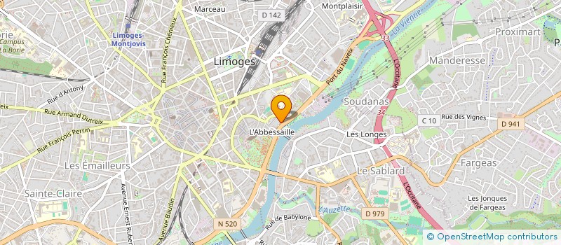 localisation de l'entreprise MONSIEUR MOULAY-DRISS ZINEDDINE à LIMOGES