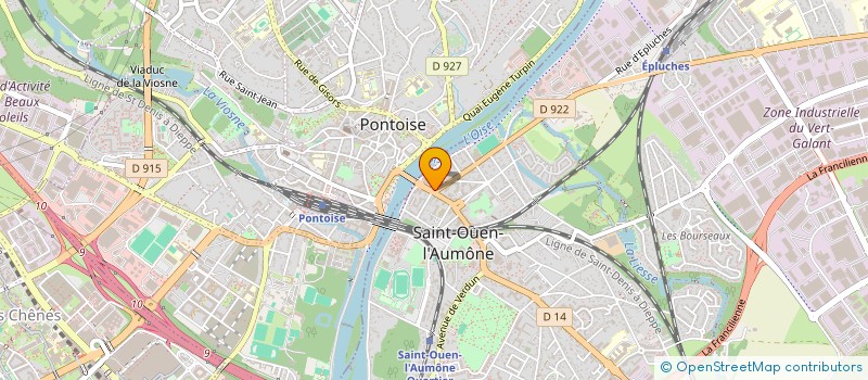 localisation de l'entreprise MONSIEUR MOULAY EL BARAKA  SAINT-OUEN-L'AUMONE