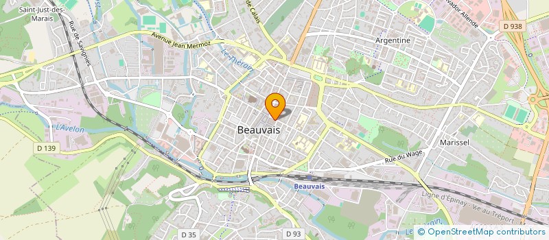 localisation de l'entreprise MONSIEUR MOULAY EL MESSAOUDI  BEAUVAIS